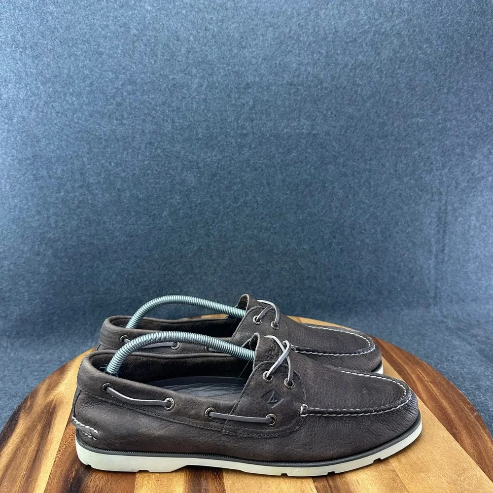 Sperry Top-Sider Authentic Original 2-Eye Boat Shoes Mens 11M Brown STS21499